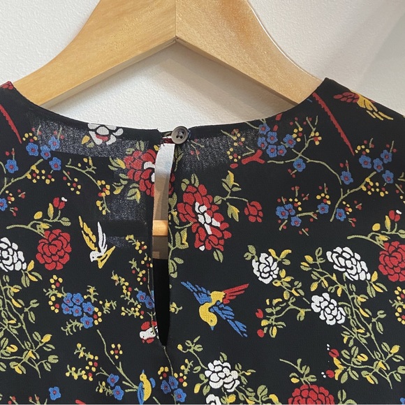 Madewell Floral Blouse XXS - Picture 6 of 6